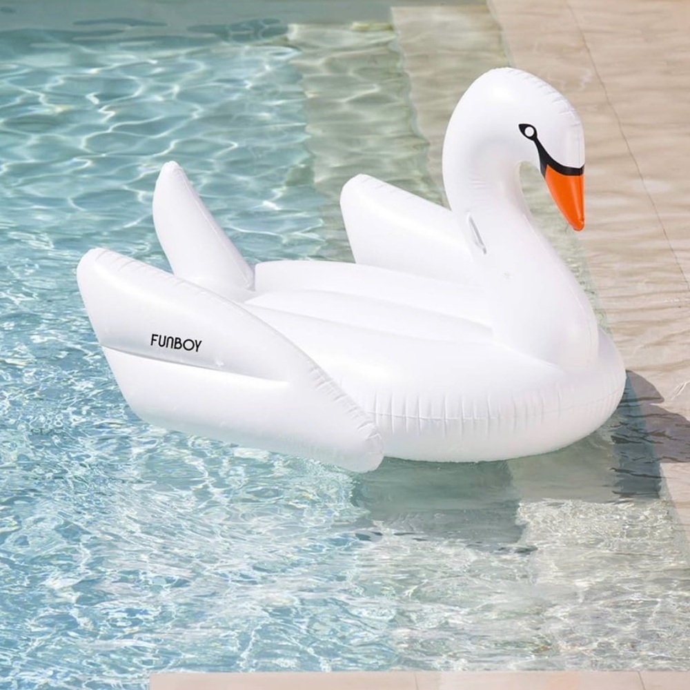 FUNBOY White Swan Pool Float - Picture 7 of 7